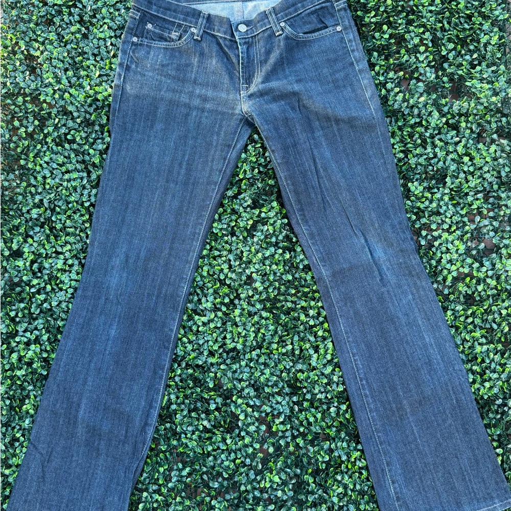 7 For All Mankind Dark Blue Jeans